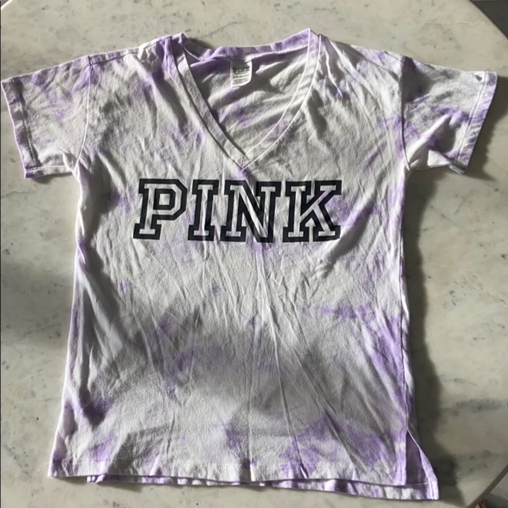 Pink Tie-dye Tee - Picture 1 of 4